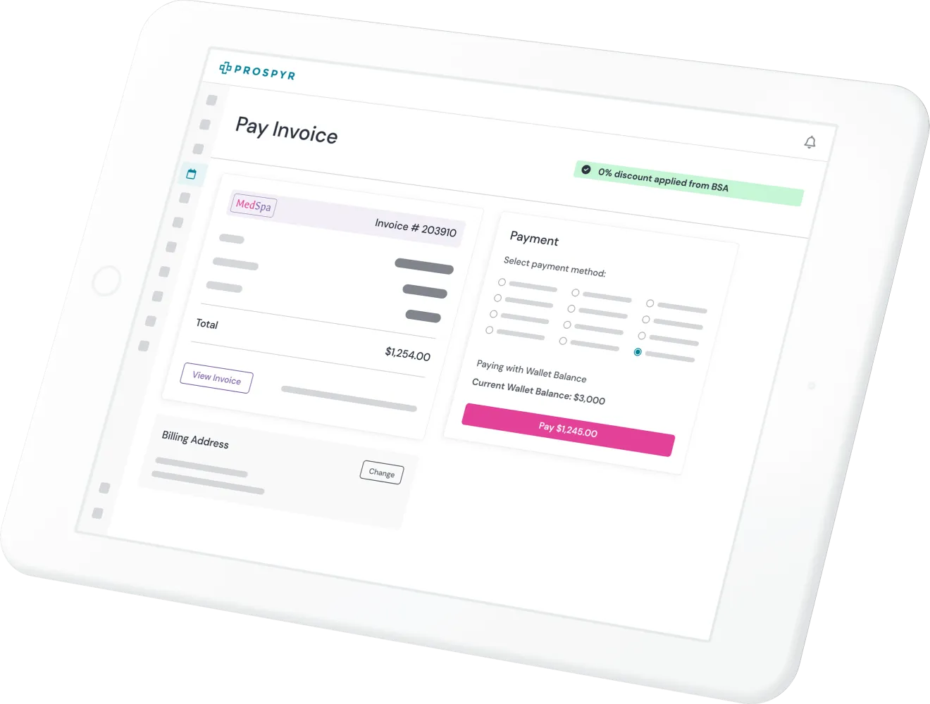 Patient Financing detail