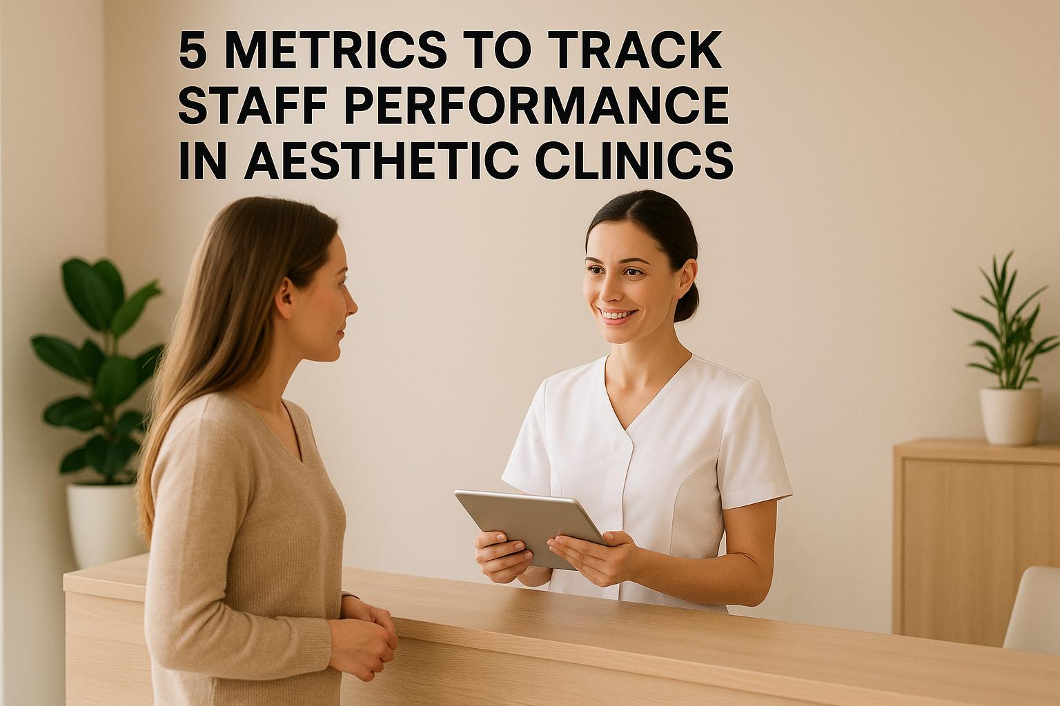 5 Metrics To Track Staff Performance in Aesthetic Clinics