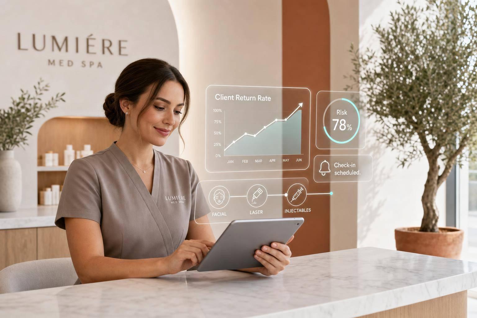 How Churn Metrics Help Med Spas Retain Clients