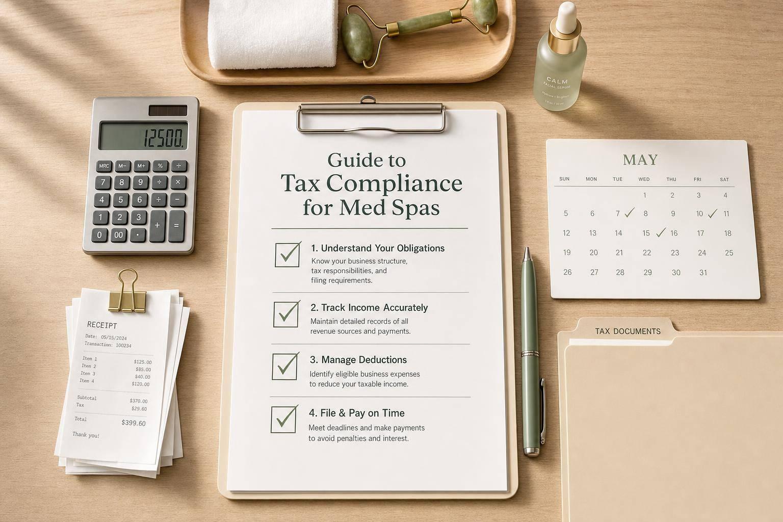 Guide to Tax Compliance for Med Spas