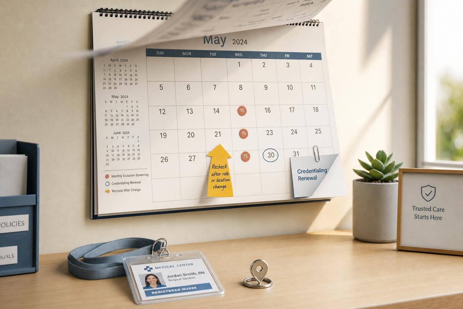 How Often Should Clinics Recheck Credentials?